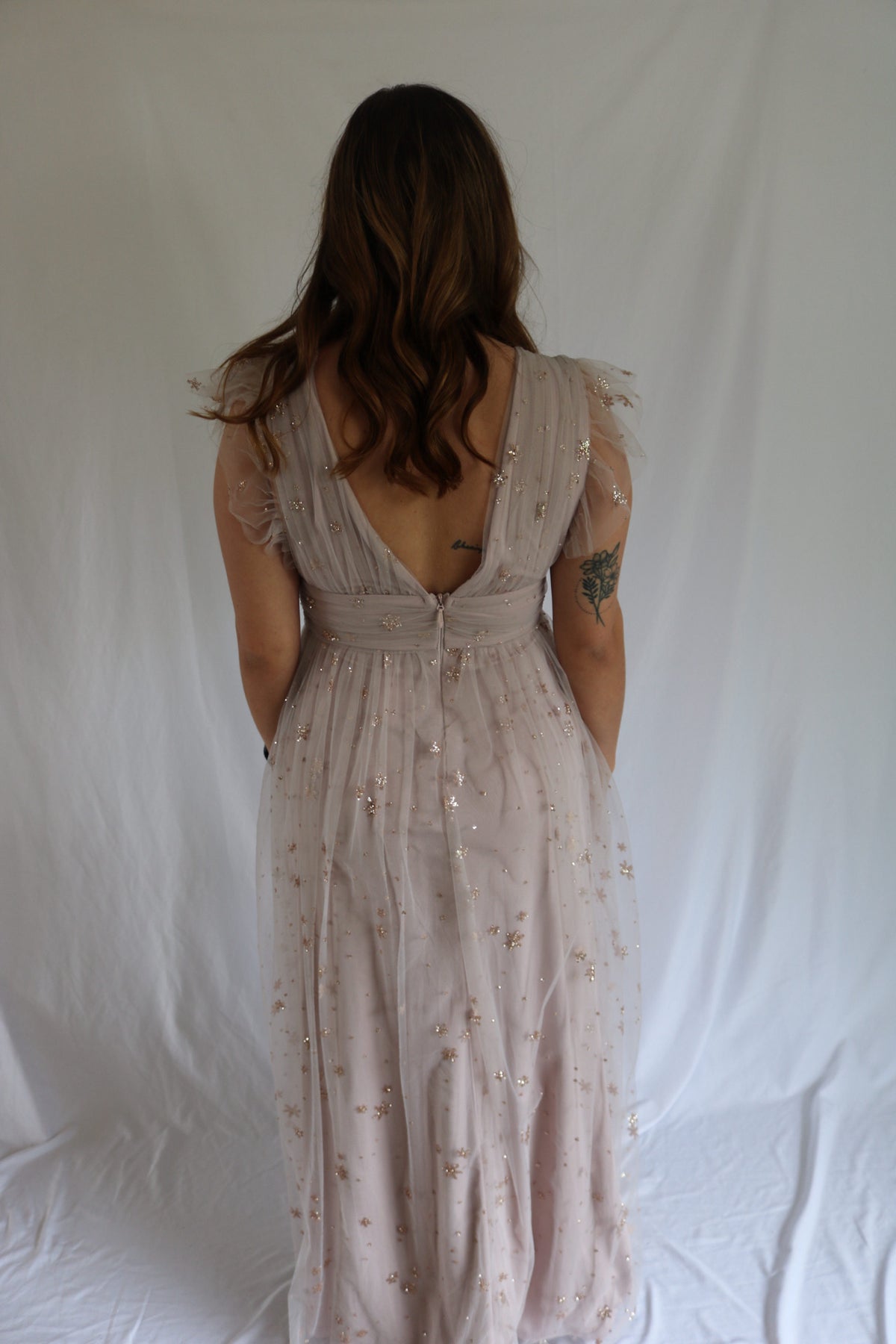 The Starlit Blossom Dress- Amelia Couture