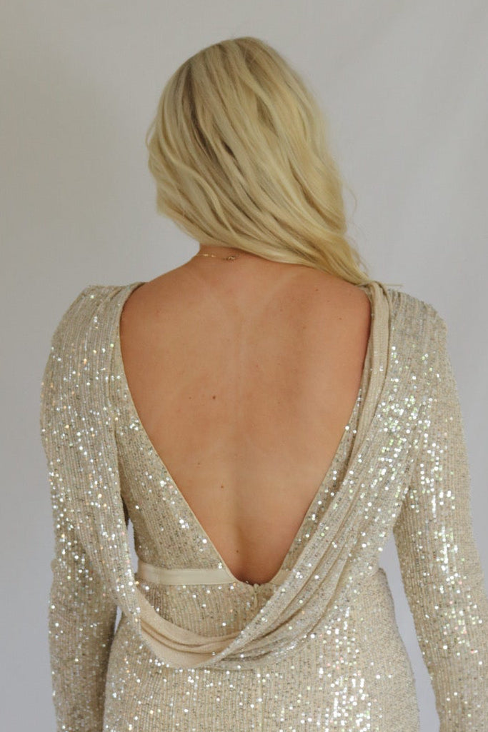 The Champagne Afterglow Dress — Elle Zeitoune