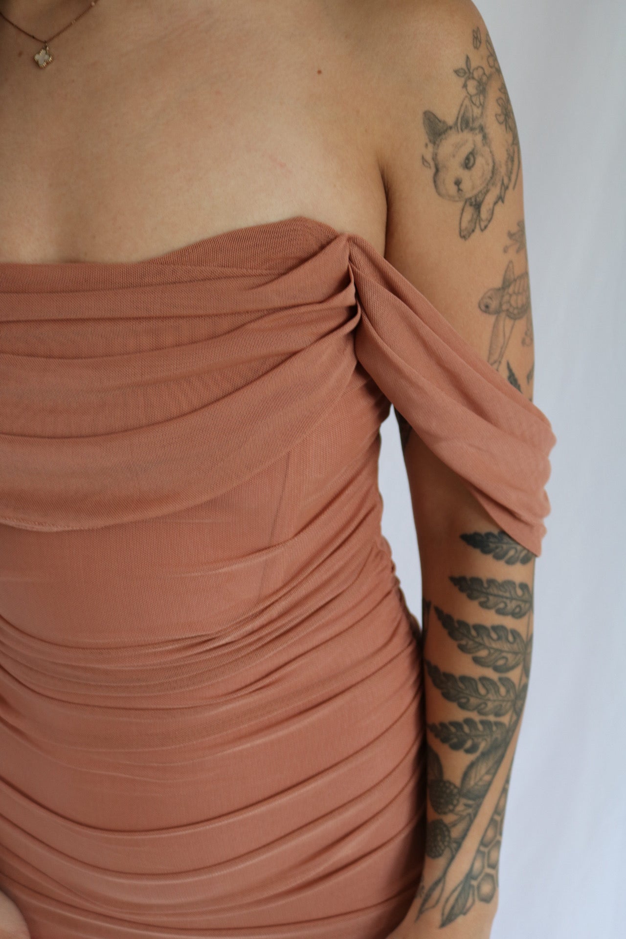 The Rosé Veil Dress — Billy J
