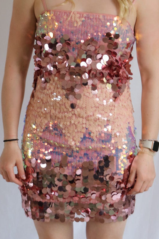 The Rosé Disco Dress — 12th Tribe