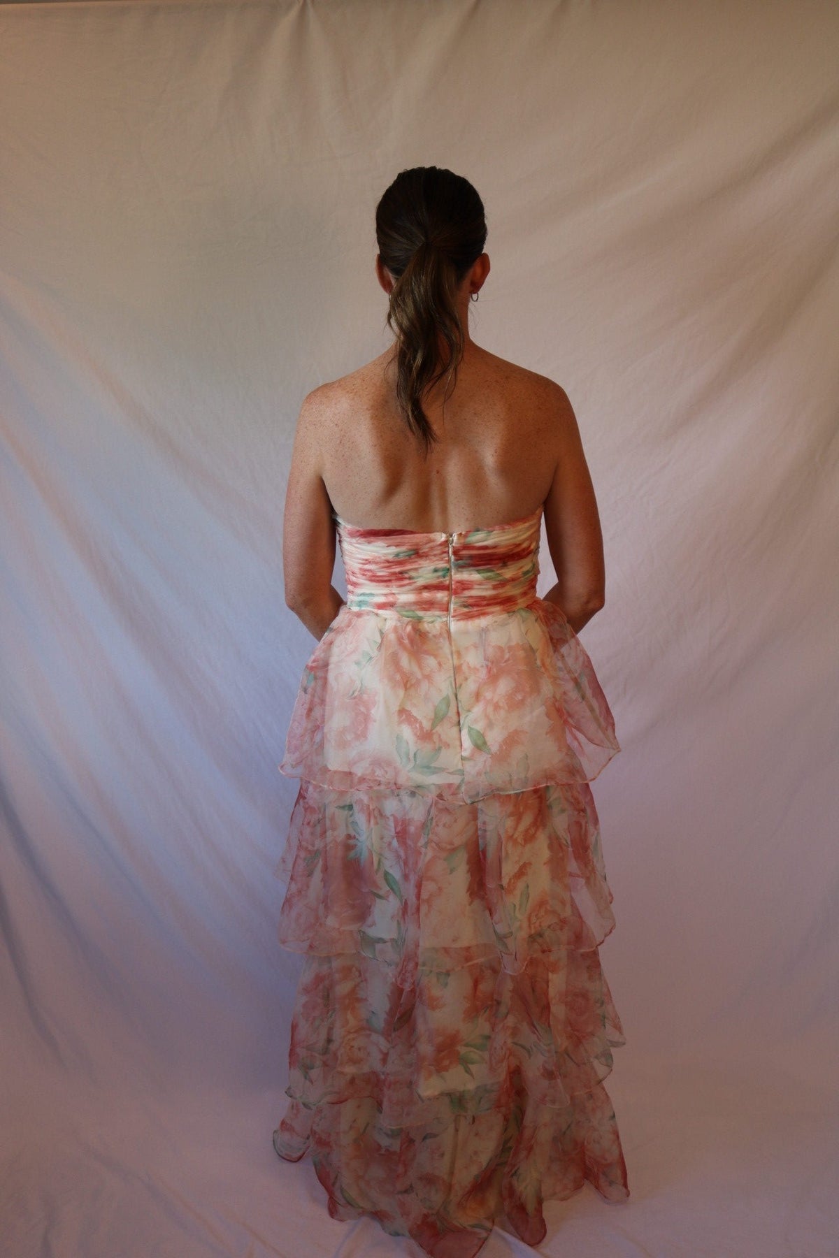 The Painted Peony Gown- INA