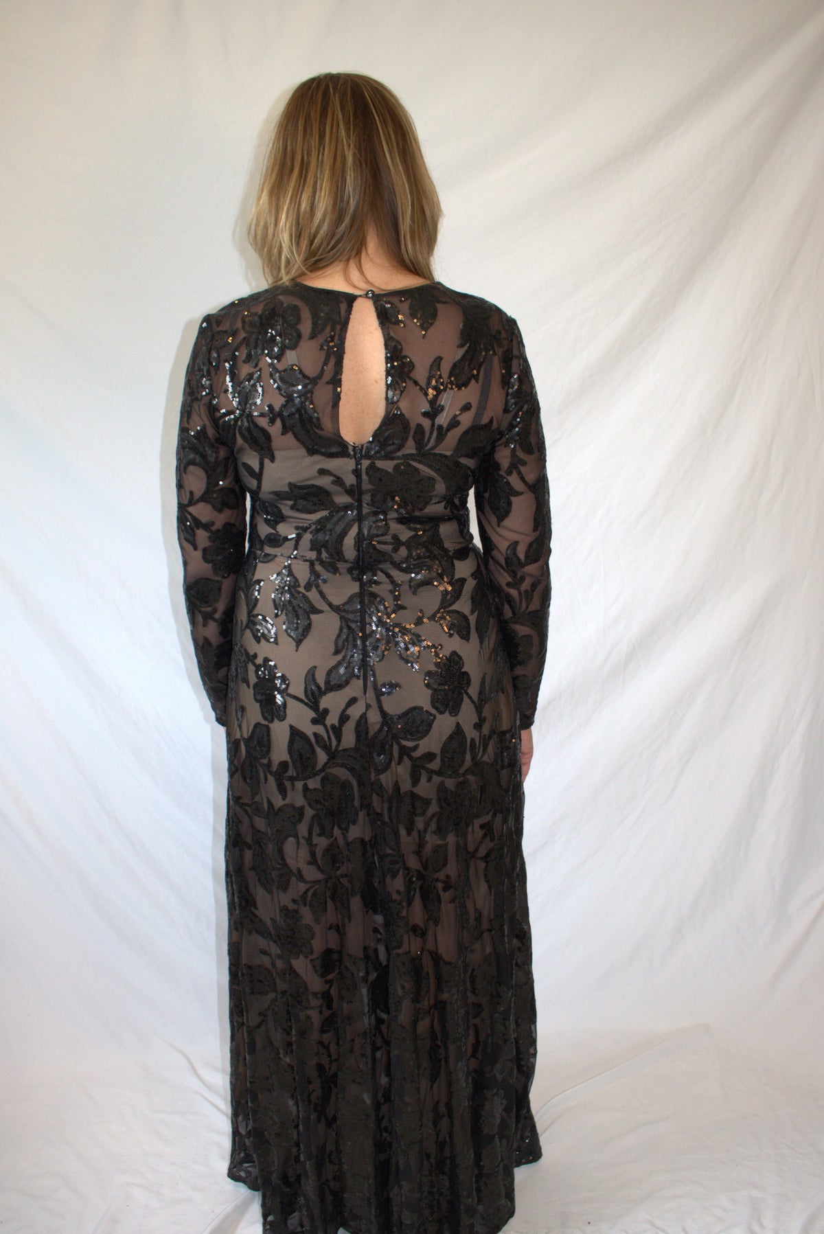 The Midnight Noir Dress- Dress the Population