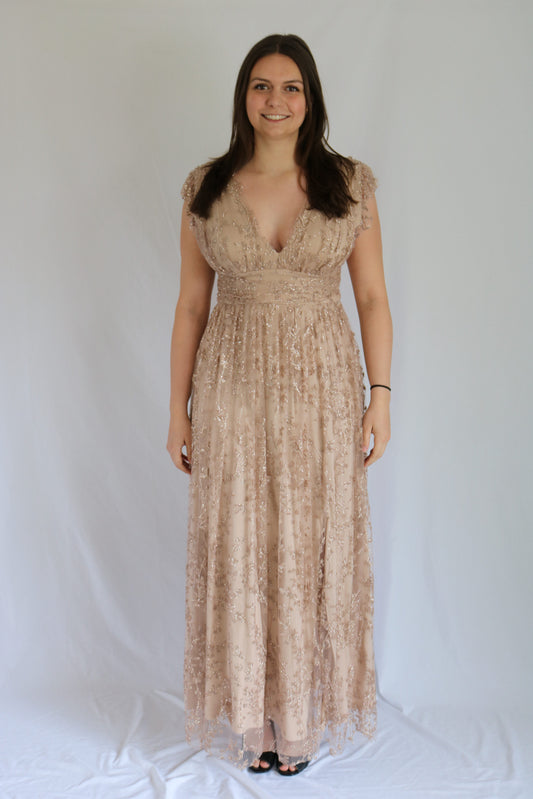 The Champagne Starlight Gown — Soieblu