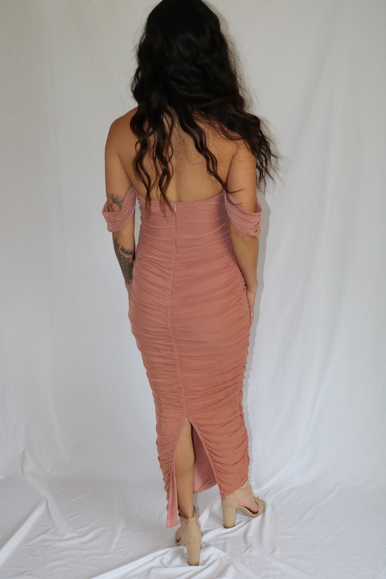 The Rosé Veil Dress — Billy J