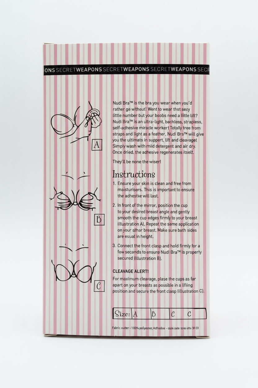 Nudi Bra – Adhesive Backless Bra