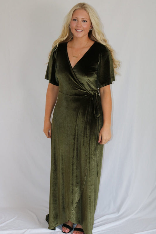 The Evergreen Velvet Dress— Baltic Born
