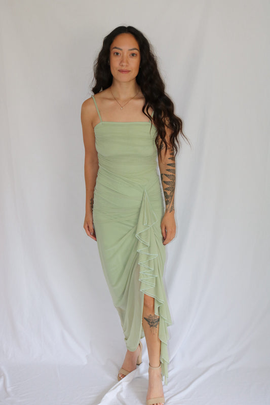 The Sage Ruffle Dress