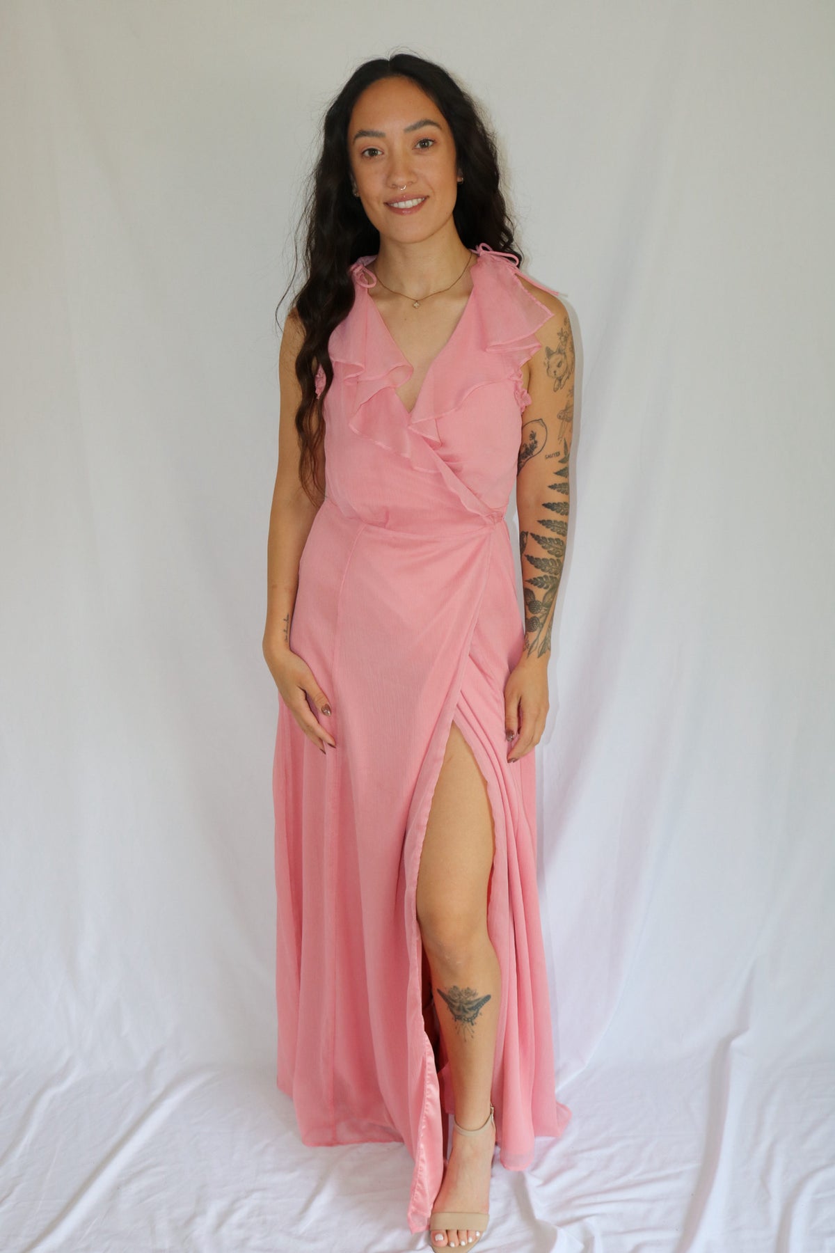 The Rosé Reverie Dress- Lulus