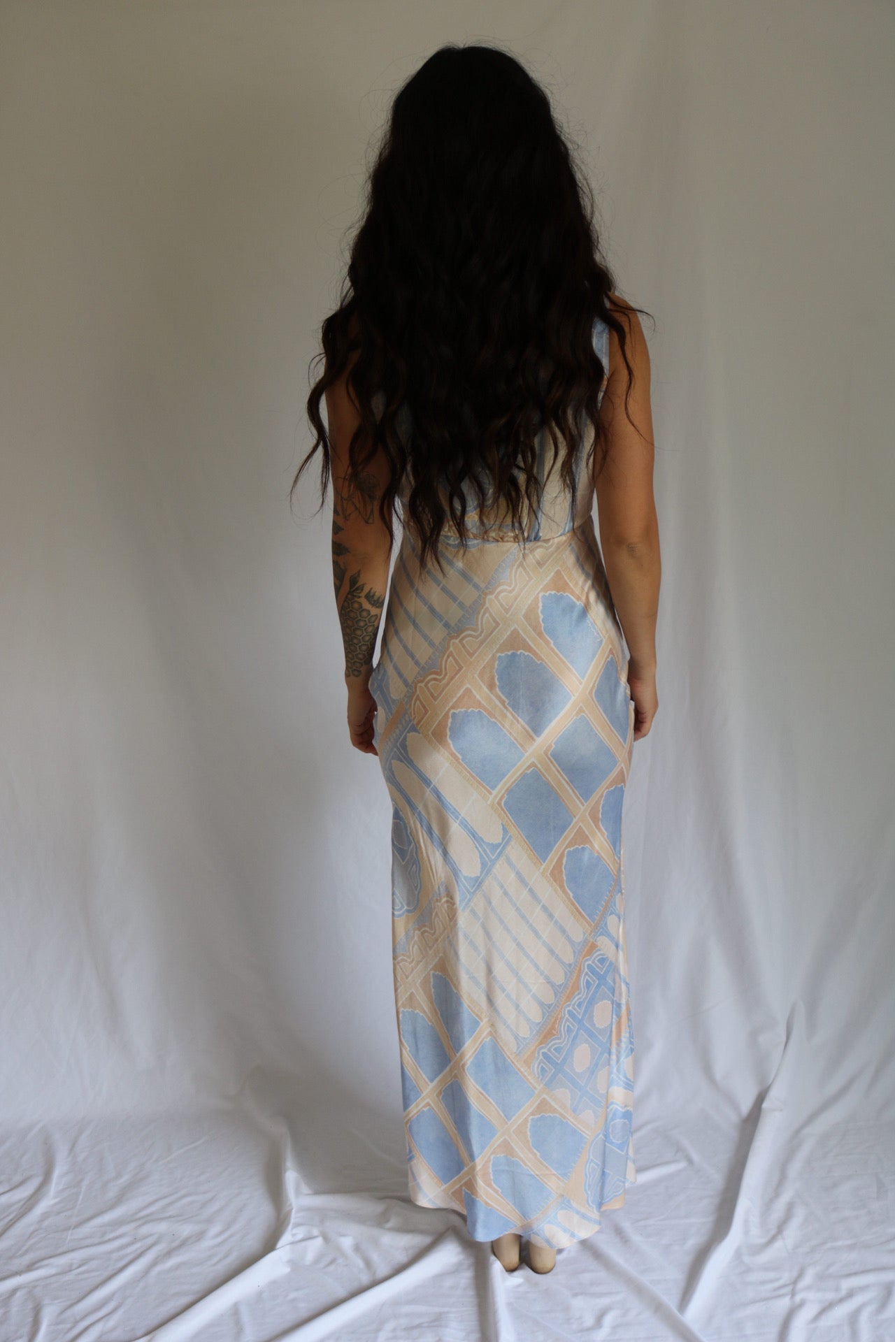 The Santorini Sky Dress — Roame