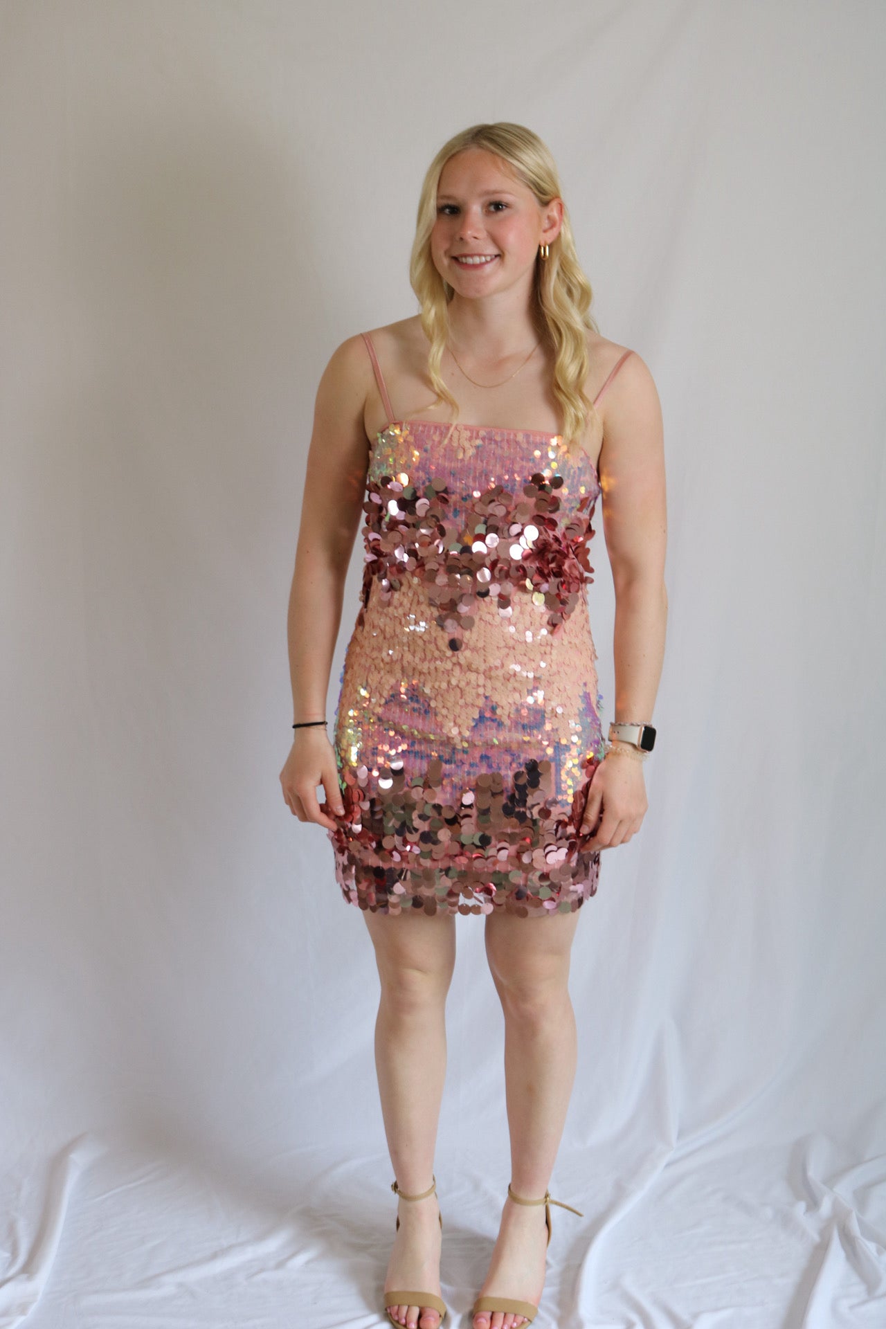 The Rosé Disco Dress — 12th Tribe