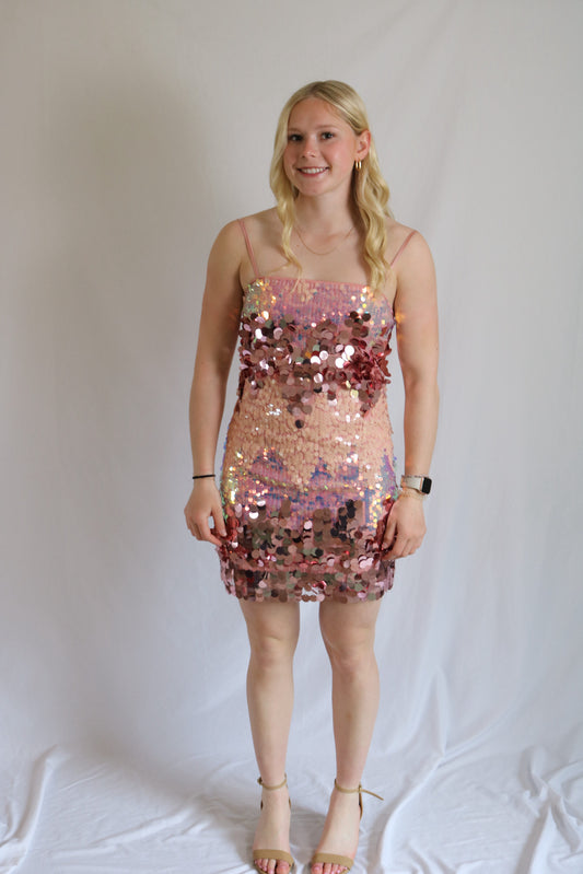 The Rosé Disco Dress — 12th Tribe
