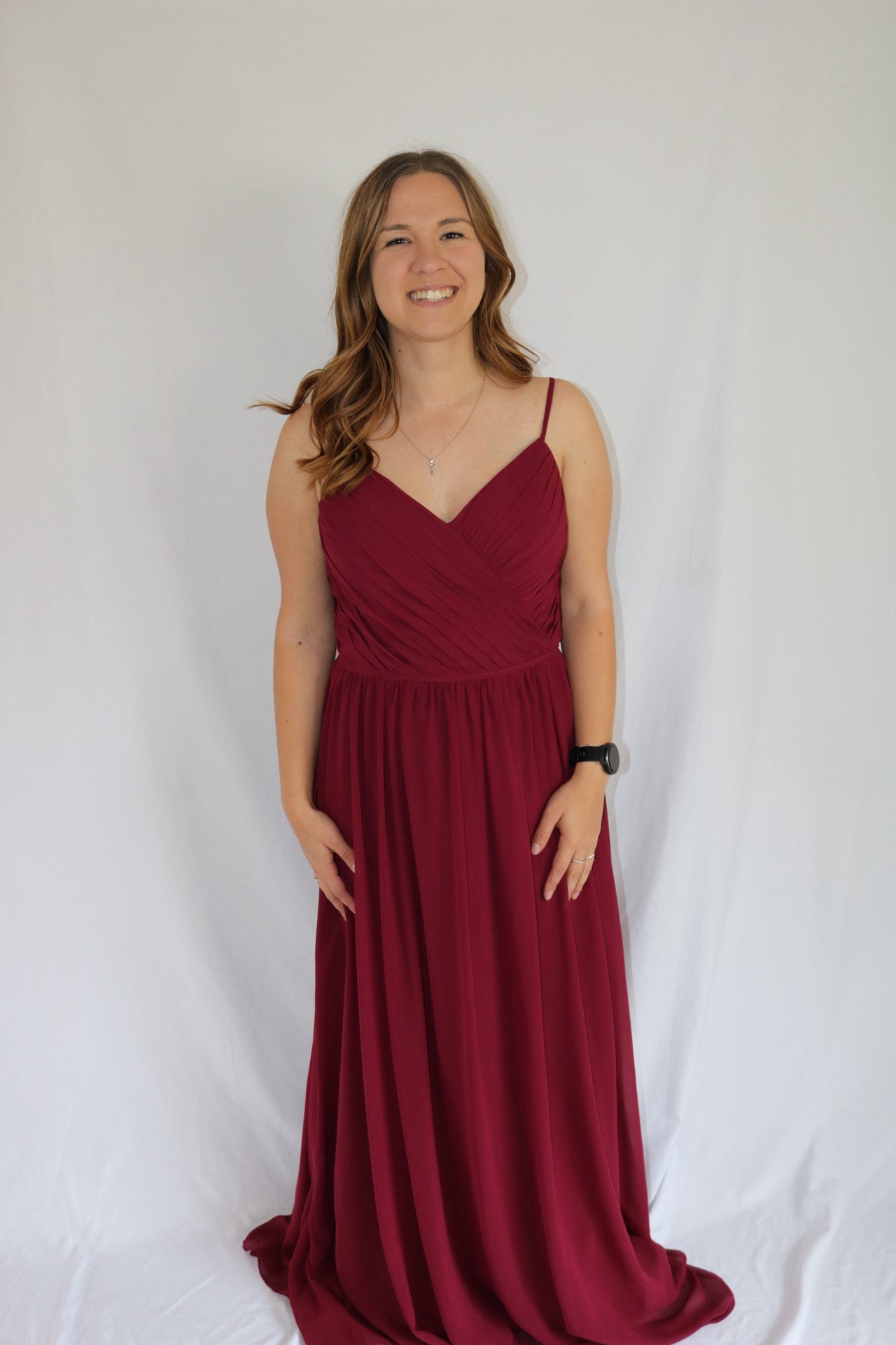 The Bordeaux Romance Dress — Hayley Paige