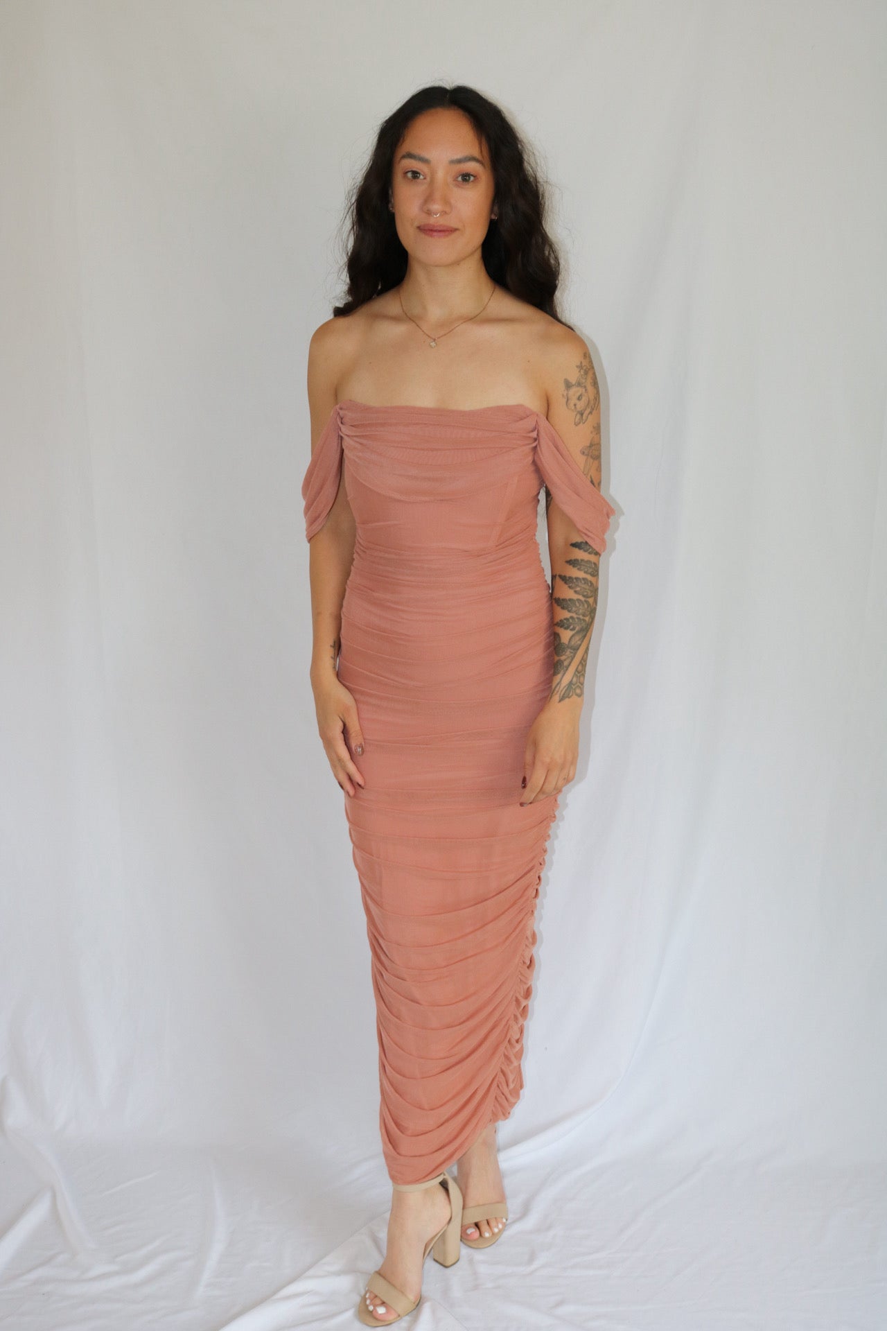 The Rosé Veil Dress — Billy J