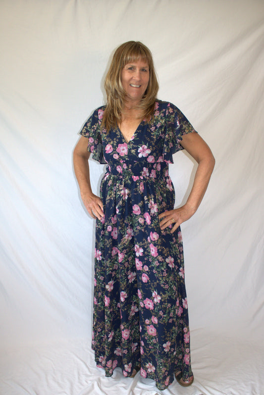 The Midnight Wildflower Dress - Baltic Born