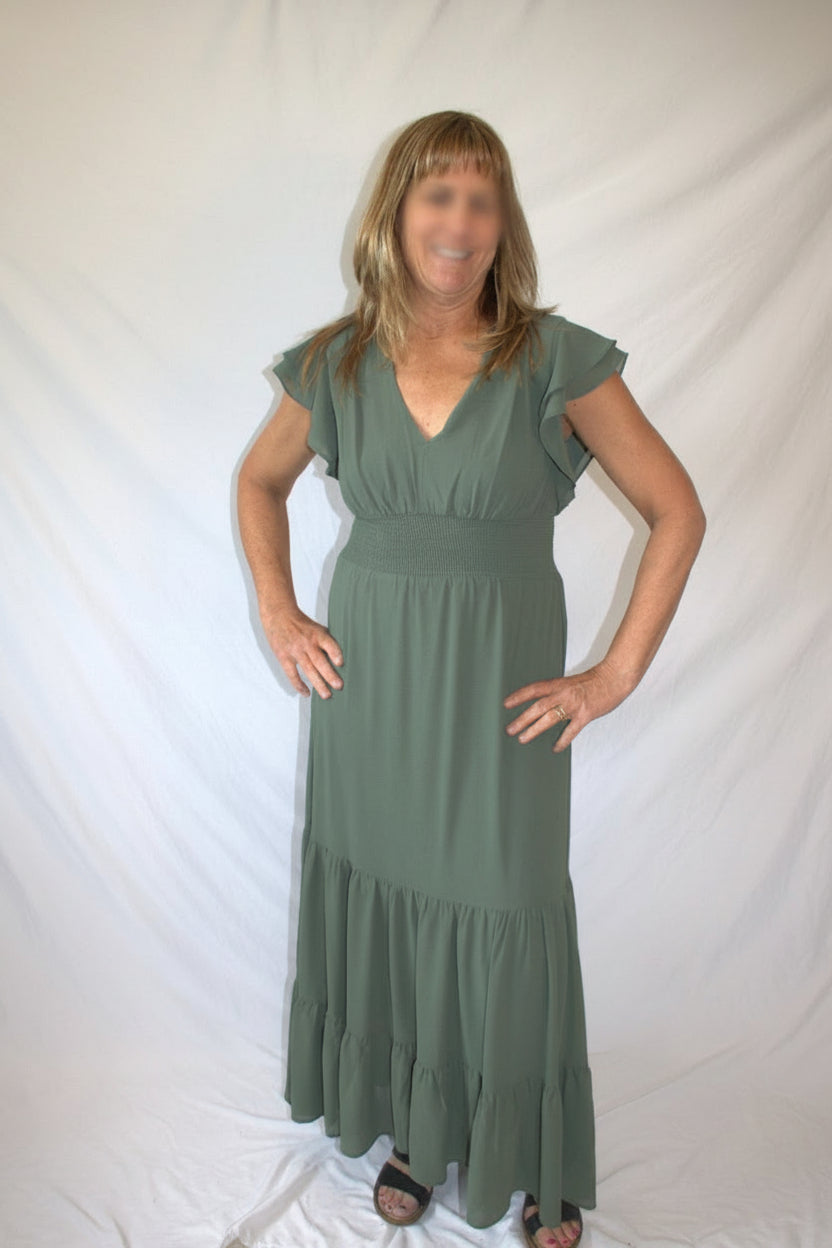 The Sage Valley Dress- Baltic Born