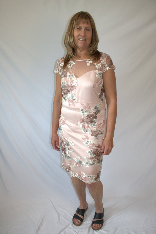 The Blush Garden Dress- Lyman