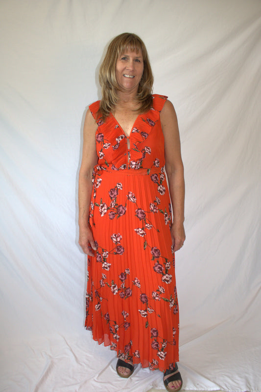 The Sunset Bloom Dress- Lulus