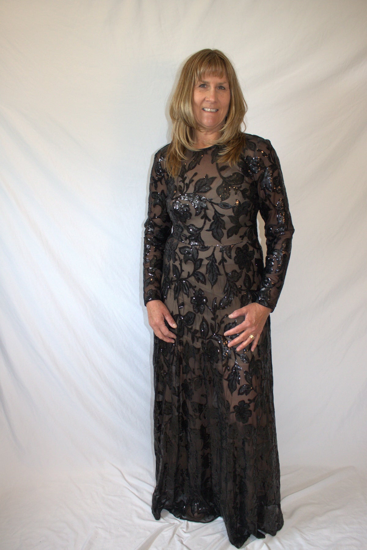 The Midnight Noir Dress- Dress the Population