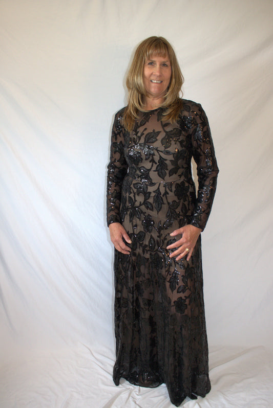The Midnight Noir Dress- Dress the Population