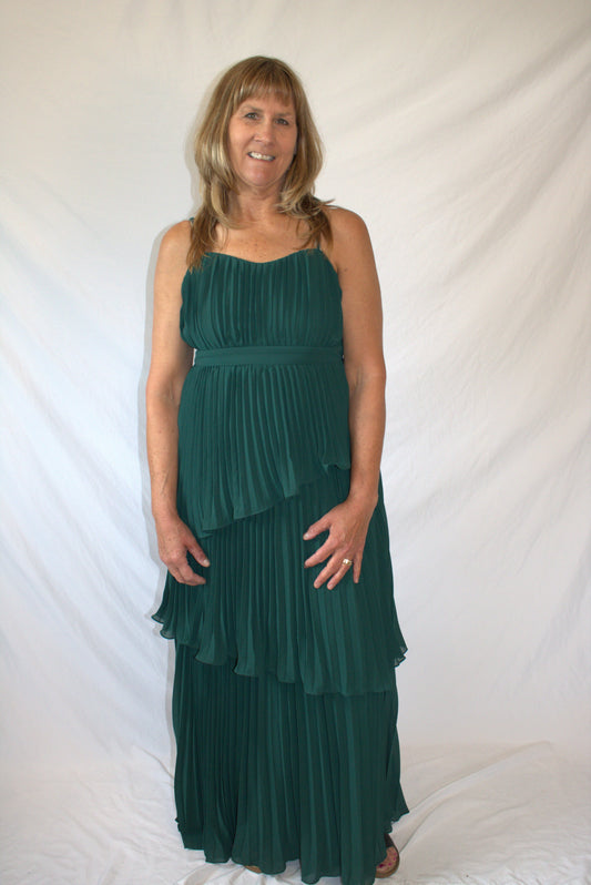 The Emerald Evening Dress- Lulus