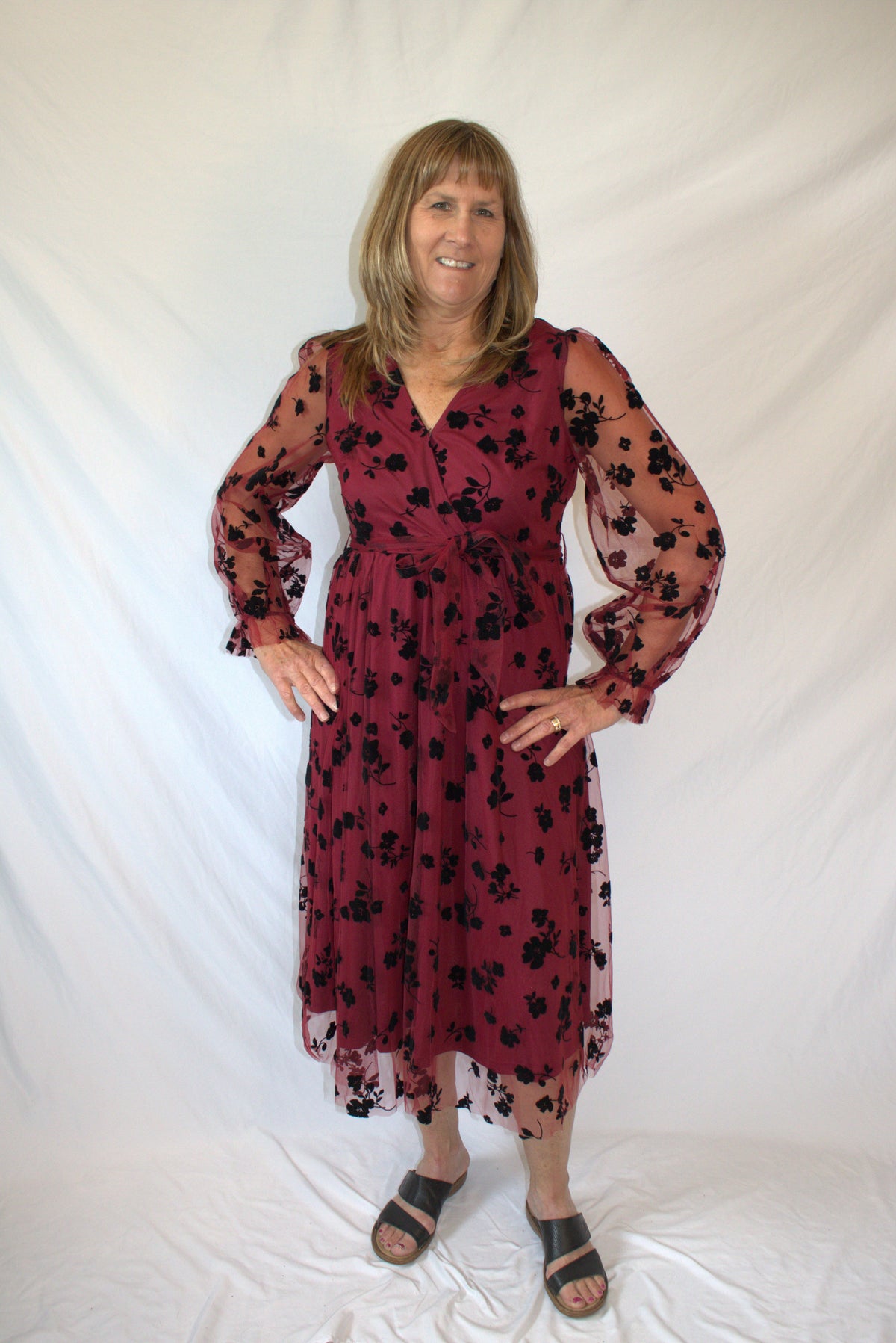 The Crimson Garden Dress- JJ House