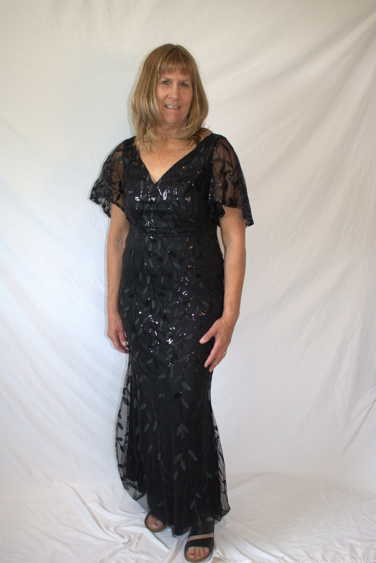 The Noir Bloom Dress- Ever Pretty