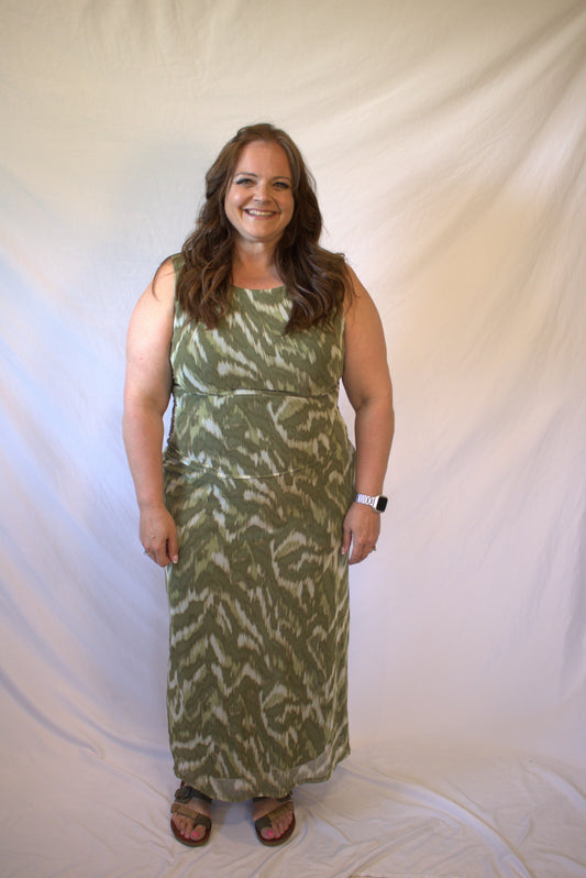 The Olive Ivory Dress-Nicole Miller