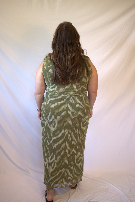 The Olive Ivory Dress-Nicole Miller
