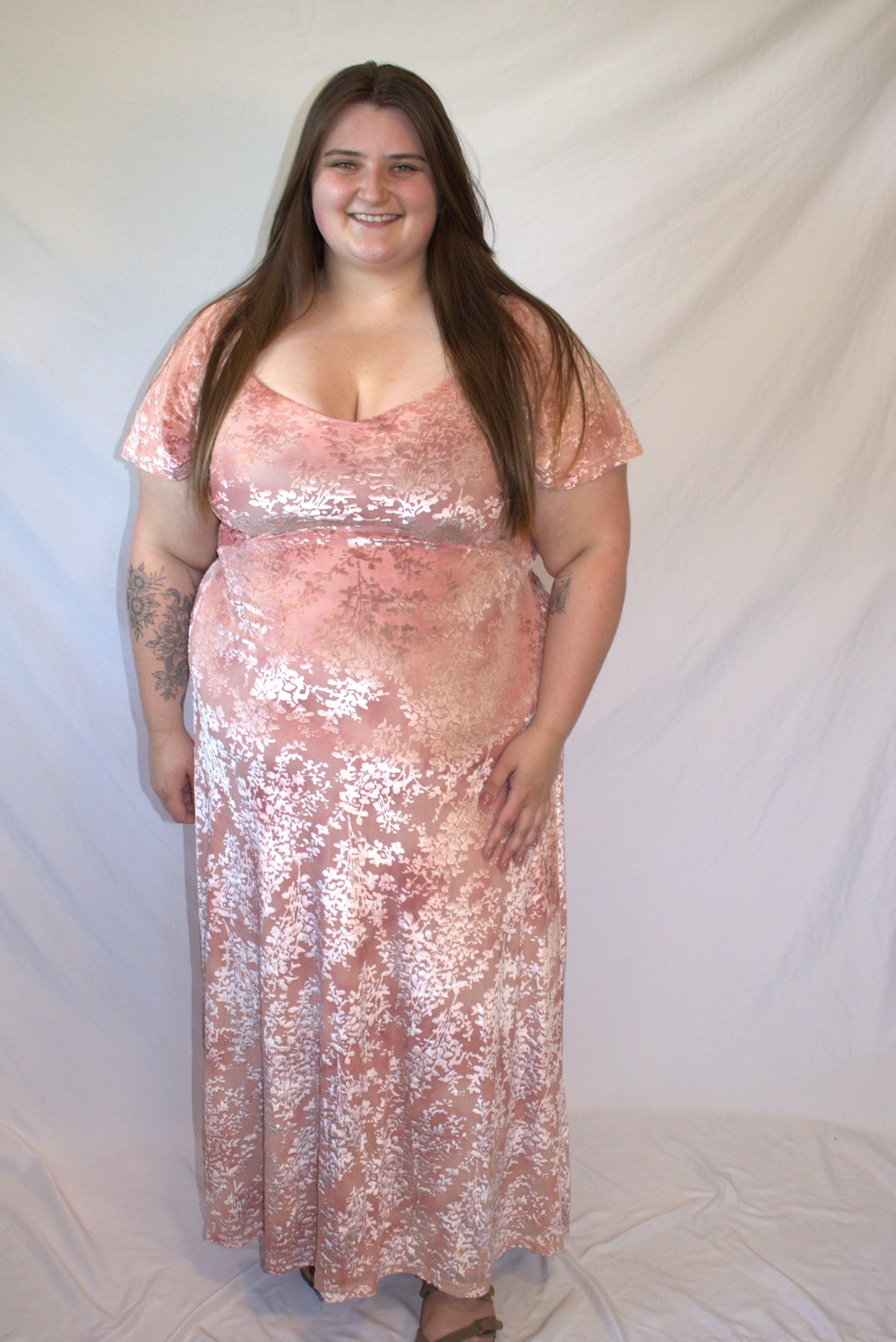 The Blush Velvet Dress- Baltic Born