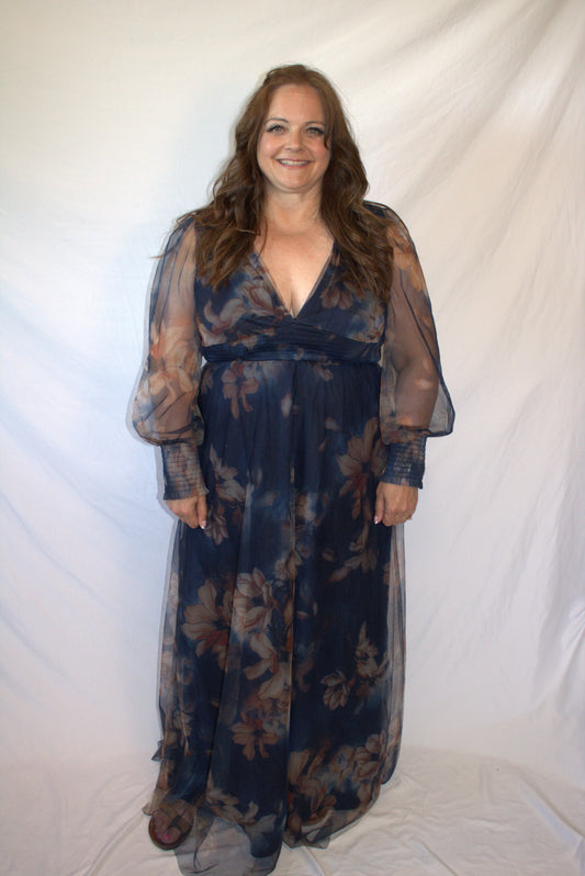 The Midnight Magnolia Dress- Baltic Born