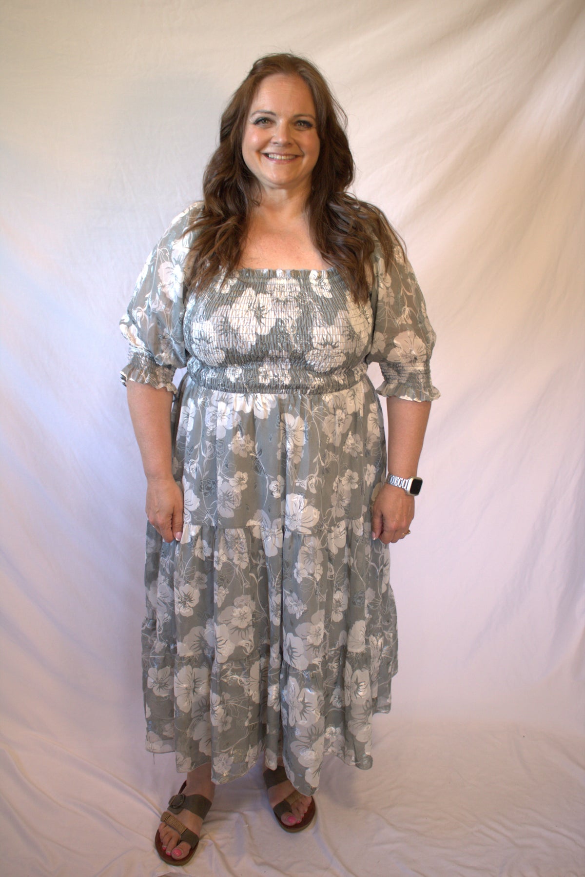 The Silver Bloom Dress- Baltic Born