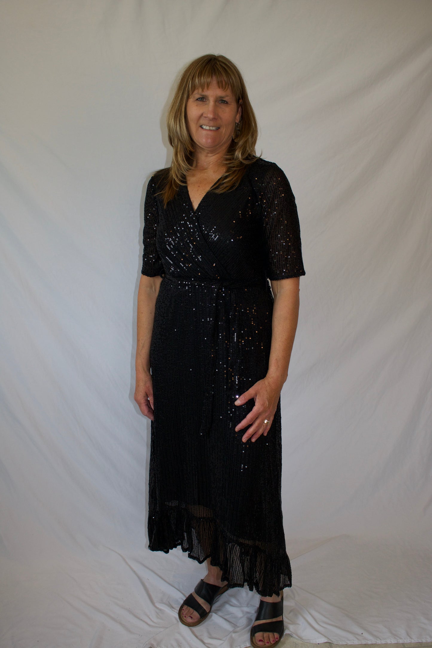 The Midnight Shimmer Dress